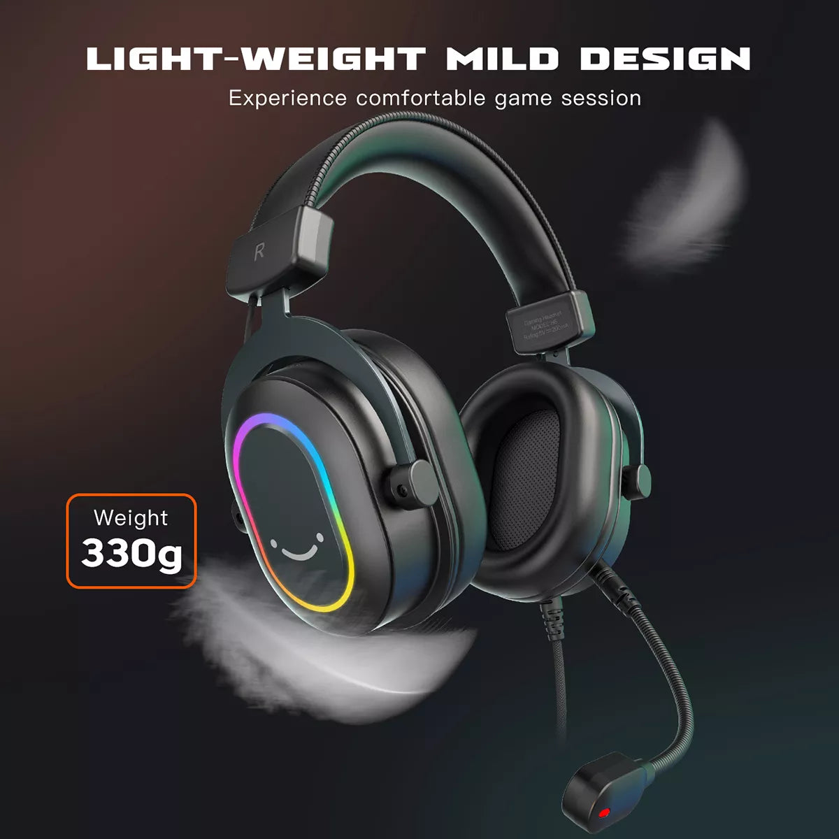 RGB gaming headset