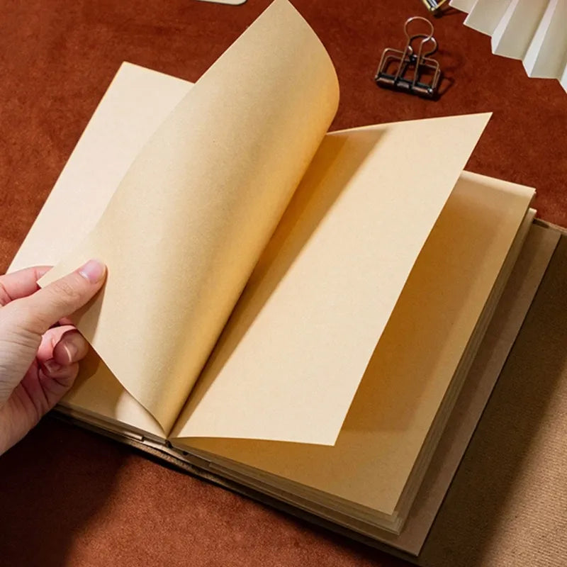 Vintage leather notebook