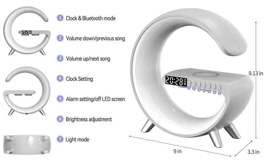 Wireless RGB charging stand