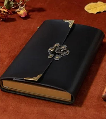 Vintage leather notebook