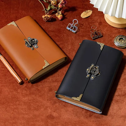 Vintage leather notebook