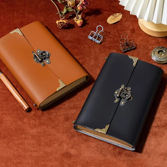 Vintage leather notebook