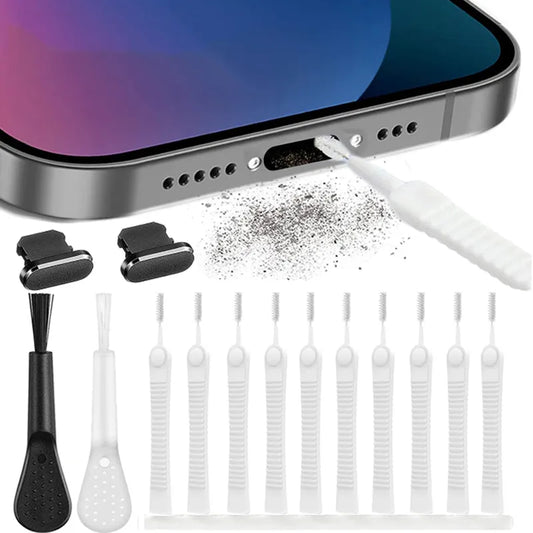 Charging Port Dust Plug and cleaner brush